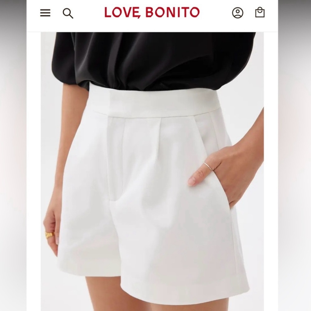 Love Bonito classic tailored shorts